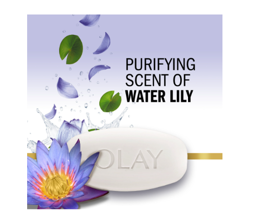 Olay Ultra Fresh Cleansing Bar Soap, Water Lily, 4 oz, 8 Count