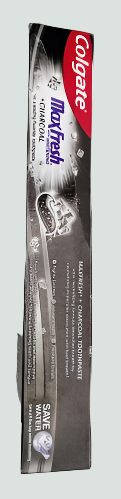 Colgate MaxFresh Total Whitening + Charcoal Toothpaste, Mint Toothpaste, 2.5 Oz Tube