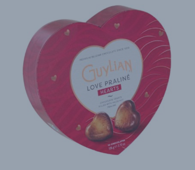 Guylian Love Praline Hearts Belgian Chocolates 105g