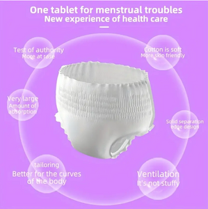 Overnight Menstrual Pads - Disposable, Leakproof, Breathable Cotton Panties for Comfort & Confidence XL/M/L