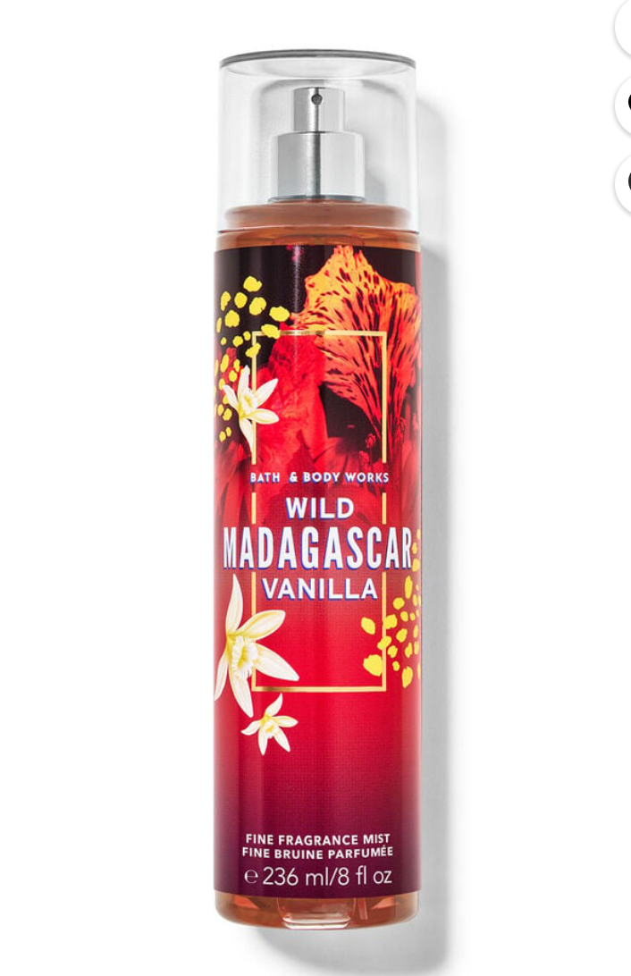 Bath and Body Works WILD MADAGASCAR VANILLA Fine Fragrance Mist 8 Fluid Ounce