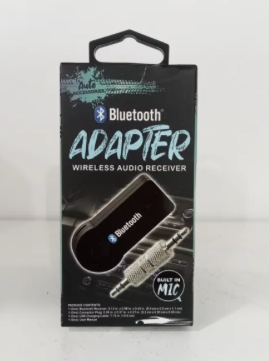 Wireless Bluetooth 3.5mm AUX Audio Stereo Music Car Receiver Adapter With Mic