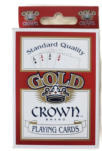 Gold Crown Brand Quality Paper Standard Poker Playing Cards