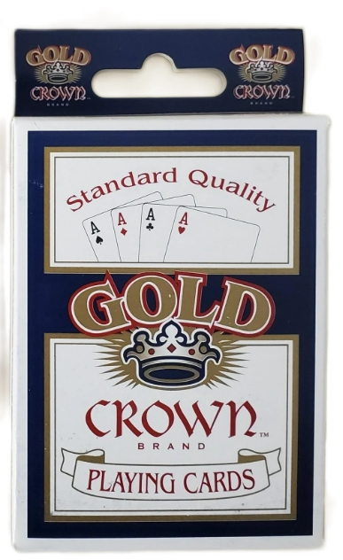 Gold Crown Brand Quality Paper Standard Poker Playing Cards