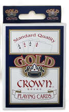 Load image into Gallery viewer, Gold Crown Brand Quality Paper Standard Poker Playing Cards
