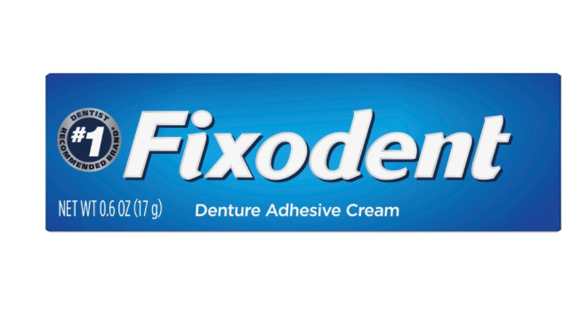 Fixodent Denture Adhesive Cream, 0.6 oz. Tubes