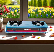 Load image into Gallery viewer, Kuchenluxe Stainless Steel Double Burner Gas Stove KS3-CTD x 1

