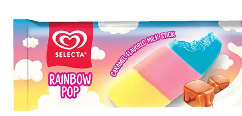 Selecta Rainbow Pop Ice Cream Stick