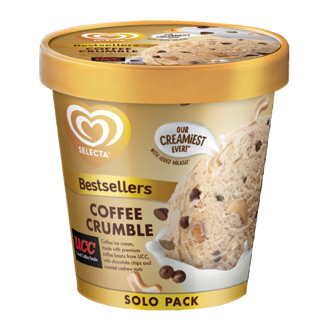 Selecta Supreme Coffee Crumble Ice Cream