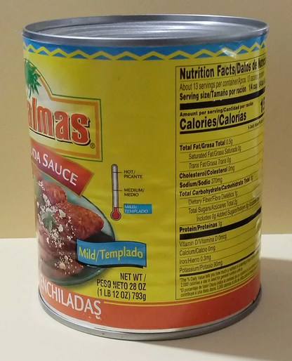 Las Palmas Mild Enchilada Sauce, Shelf-Stable, 28 oz Can