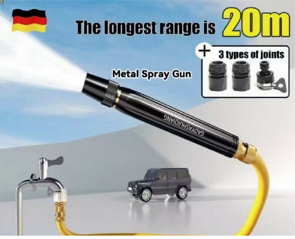 PVC Hose Portable high-pressure water gun car washing spray