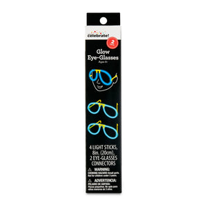 Blue Glow Eye Glasses, 2 Count, by Way To Celebrate