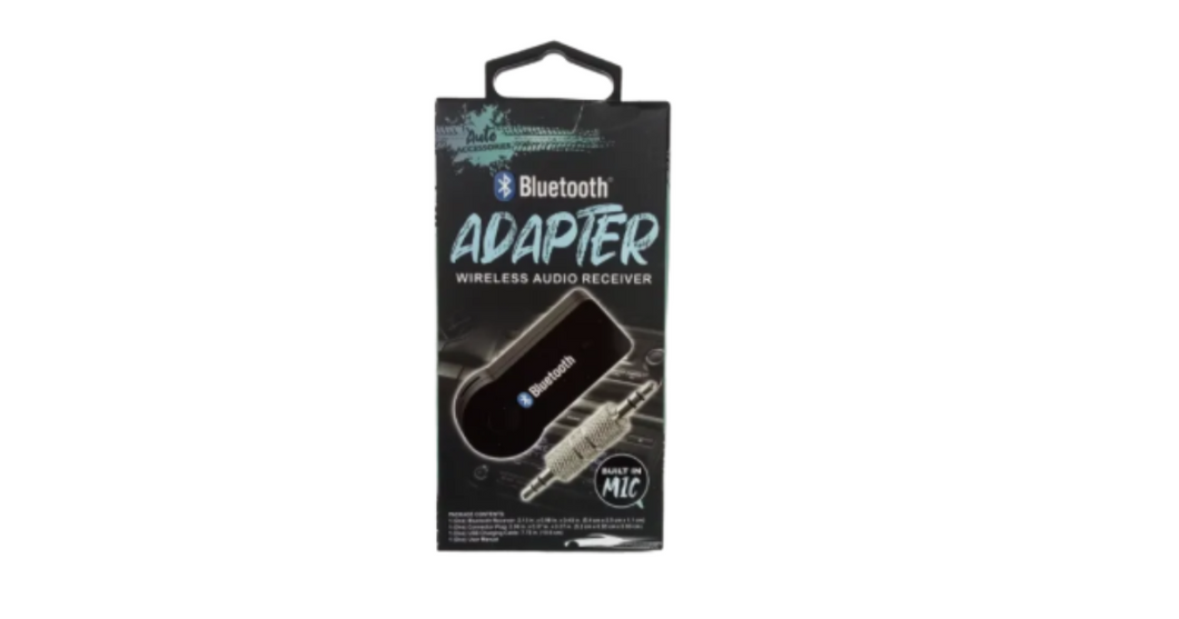 Wireless Bluetooth 3.5mm AUX Audio Stereo Music Car Receiver Adapter With Mic