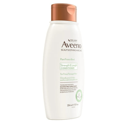 Aveeno Scalp Soothing Haircare  - Strength & Length Conditioner 354 ml 12fl oz