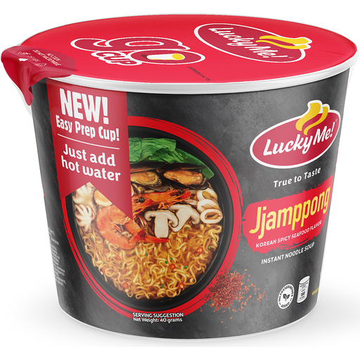 Lucky Me! Cup Mini Instant Noodle Soup Jjamppong | 40g