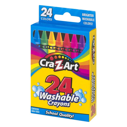 Cra-Z-Art Washable Crayons, 24 Count