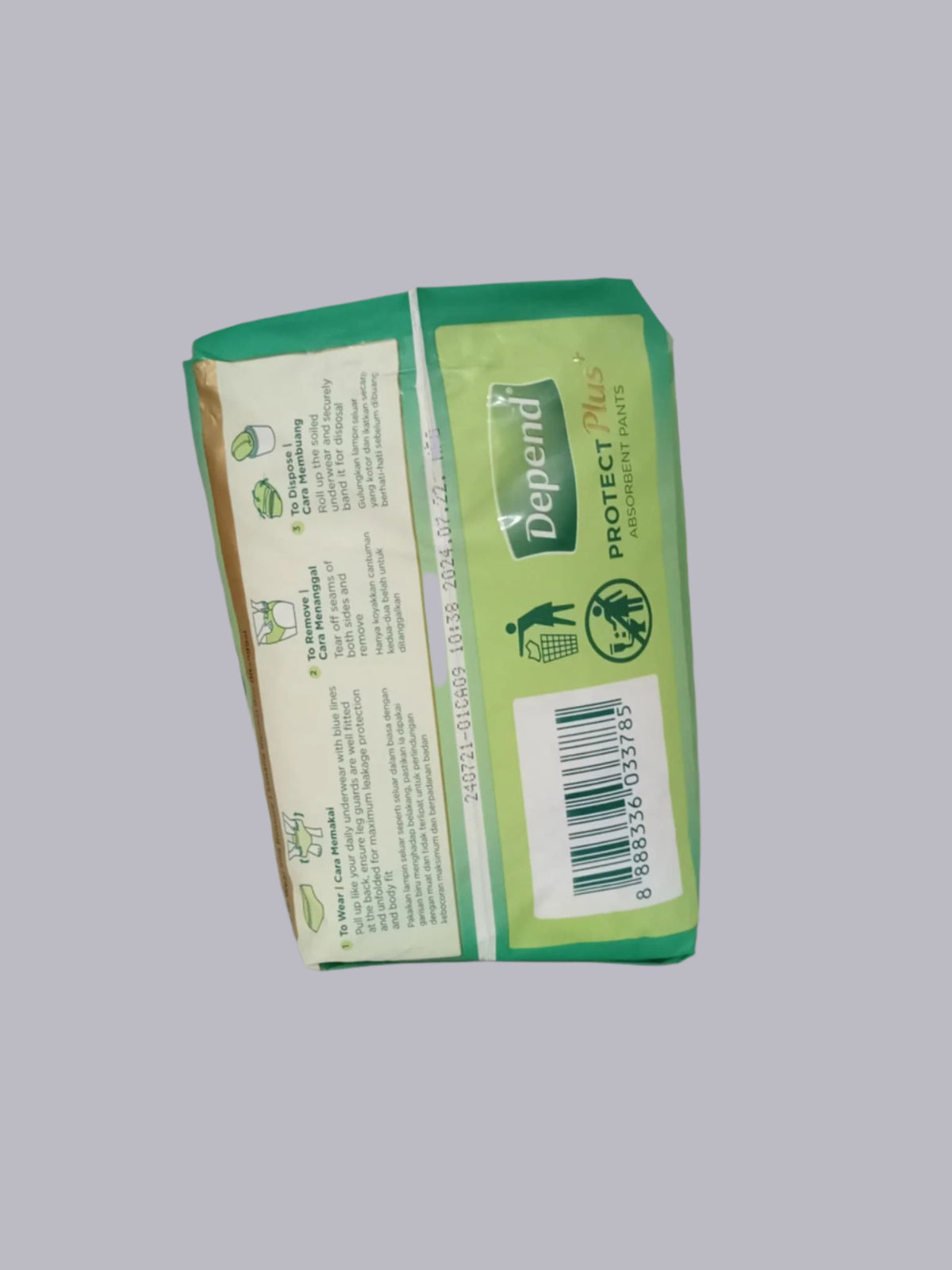 Depend Protect Plus Absorbent Pads Medium 9pcs
