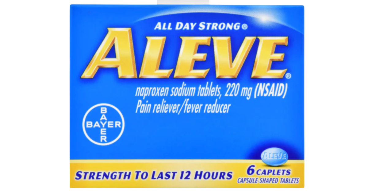 Aleve Caplets, 6-ct Pain Relever/fever reducer