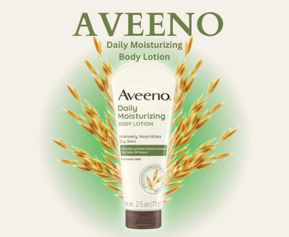 Aveeno Daily Moisturizing Lotion with Oat for Dry Skin, 2.5 fl. oz, .072kg