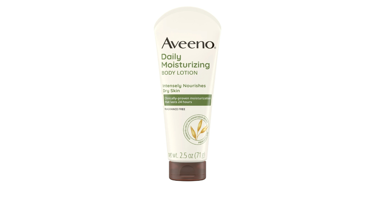 Aveeno Daily Moisturizing Lotion with Oat for Dry Skin, 2.5 fl. oz, .072kg
