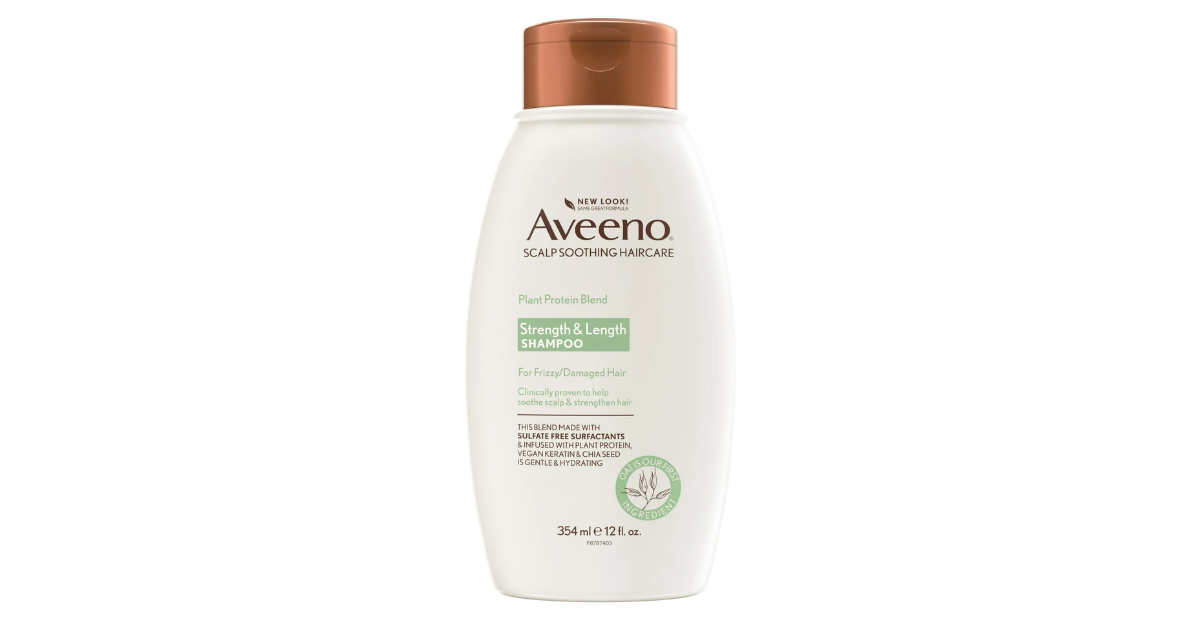 Aveeno Scalp Soothing Haircare  - Strength & Length Shampoo 354 ml 12fl oz