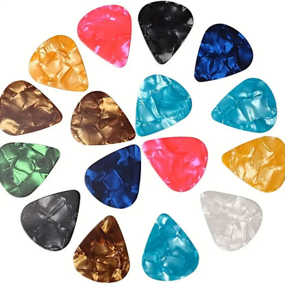 One Piece Guitar/Ukulele Picks - Suitable for Bass, Electric & Acoustic Guitars - 0.46mm Thickness