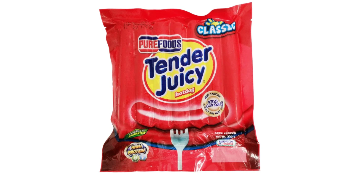 Purefoods Tender Juicy Hotdog Classic UREFOODS TENDER JUICY HOTDOG CLASSIC 230G