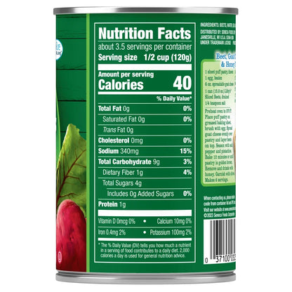 Libby's Sliced Beets, Canned Vegetables, 15 oz