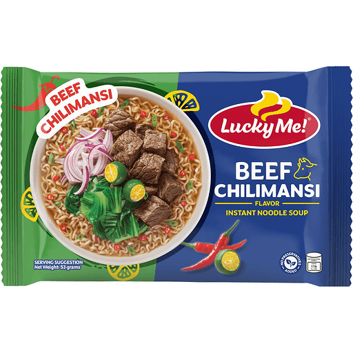 Lucky Me Instant Mami Beef Chilimansi