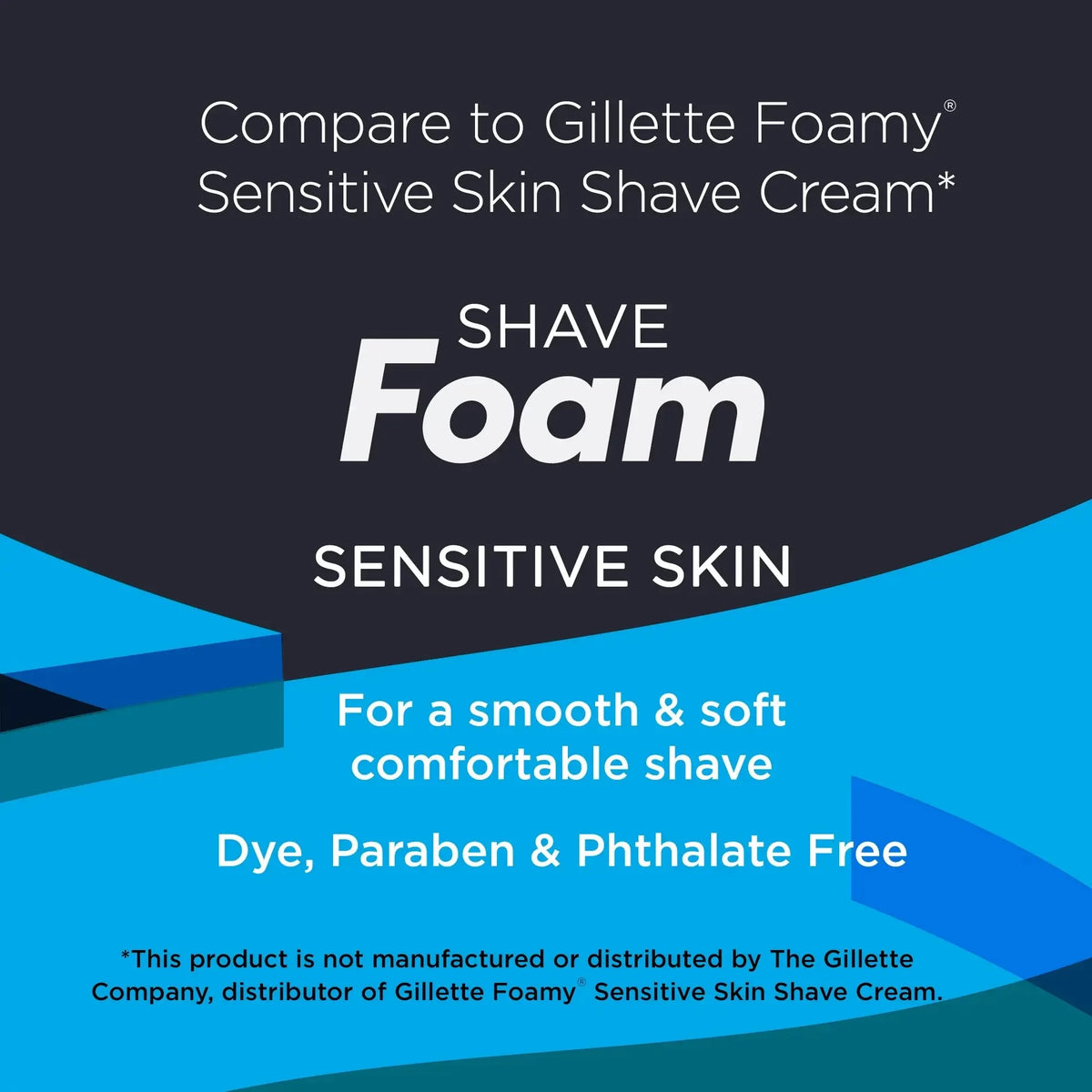 Equate Shave Foam, Sensitive Skin, 10 oz
