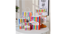 Load image into Gallery viewer, Happy Birthday Gift Bags candy bag Birthday Party Favor Paper Bags
