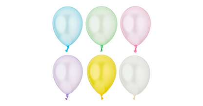 9" Assorted Pearl Mix Latex Balloons, 20 Pieces, by Way To Celebrate