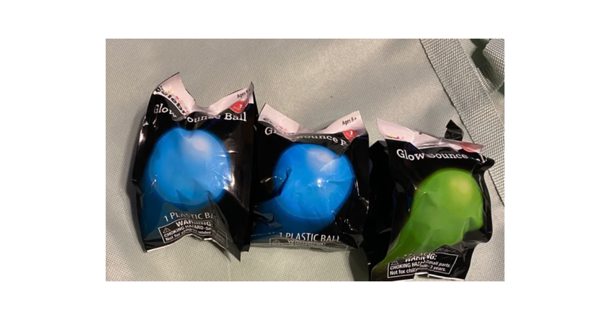 Glow Bounce 1 Plastic Ball Toys Age 8+