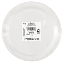 Load image into Gallery viewer, Happy Birthday Disposable Paper Plates, 9&quot;, Multicolor, 10 Pieces, by Way To Celebrate
