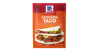 McCormick Chicken Taco Seasoning Mix, 1.0 oz Packet
