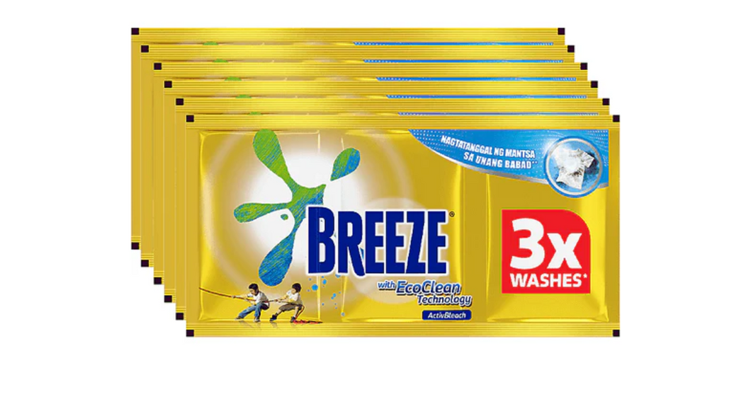 Breeze Detergent Powder Active Bleach 90g