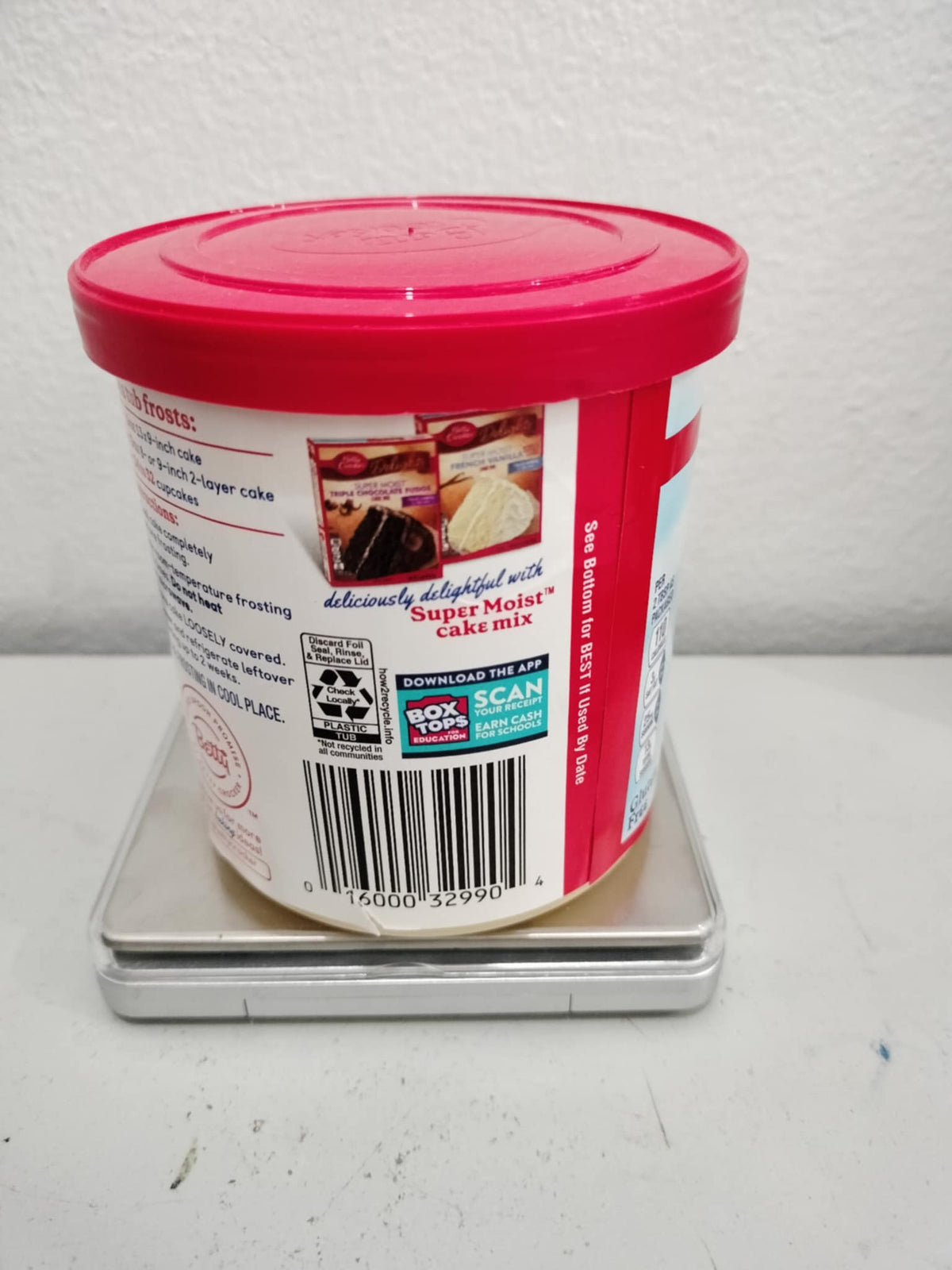 Betty Crocker Gluten Free Butter Cream Whipped Frosting