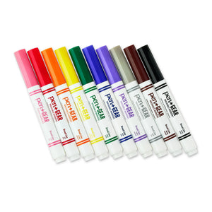 Pen+Gear Washable Markers, Broad Tip, Assorted Colors, 10 Count