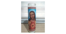 Load image into Gallery viewer, Religious Candles Sacred Heart Of Jesus and virgin de Guadalupe candles
