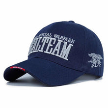Load image into Gallery viewer, Navy Seal team cap Navy blue
