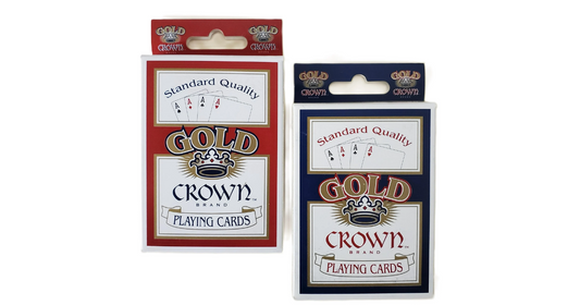 Gold Crown Brand Quality Paper Standard Poker Playing Cards