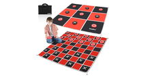 Load image into Gallery viewer, Checkers Board Game &amp; Tic Tac Toe Game Set,
