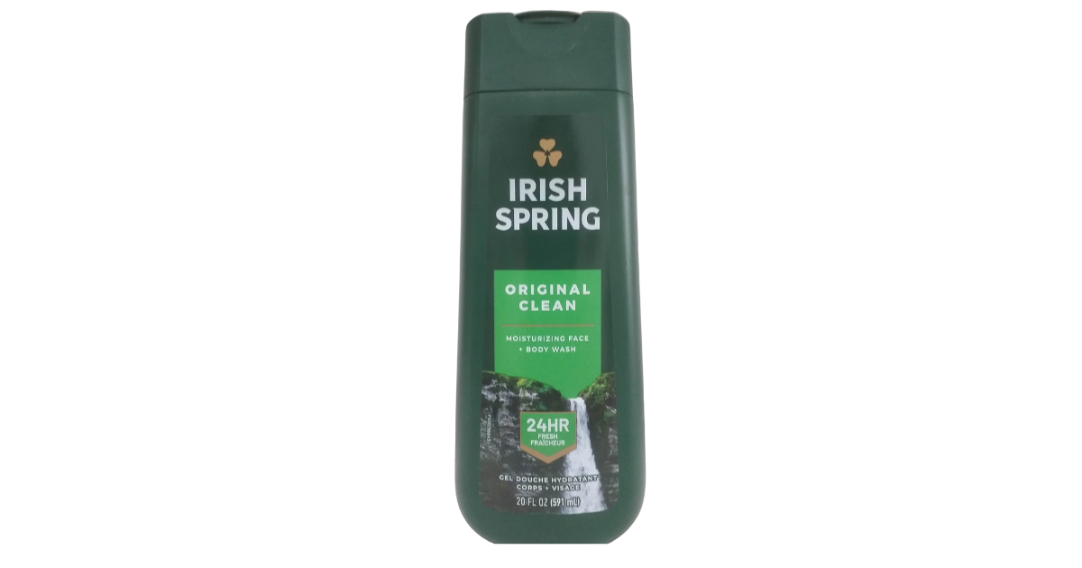 Irish Spring Original Clean Scented Body Wash 20 oz (591ml)