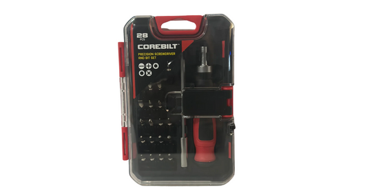 Corebilt 28pc Precision Screwdriver and Bit Set