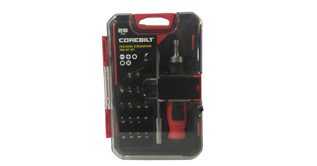 Corebilt 28pc Precision Screwdriver and Bit Set