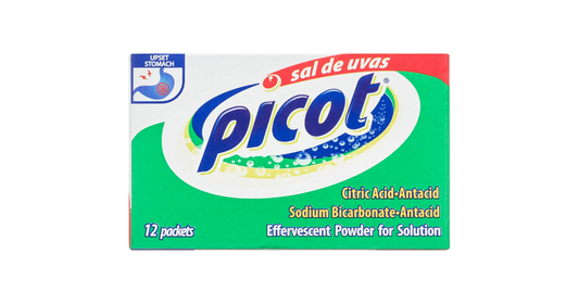 Sal De Uvas Picot an Effervescent Antacid Powder Solution for Heartburn Symptoms, 12 Count