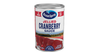 Ocean Spray Jellied Cranberry Sauce, Canned Side Dish, 14 oz Can
