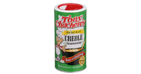 Tony Chachere's, Cajun, Creole, Original Seasoning, 17 Oz, Shelf Stable, Nut Free, No MSG
