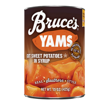 Load image into Gallery viewer, Bruce&#39;s Yams Cut Sweet Potatoes in Syrup, 15 oz
