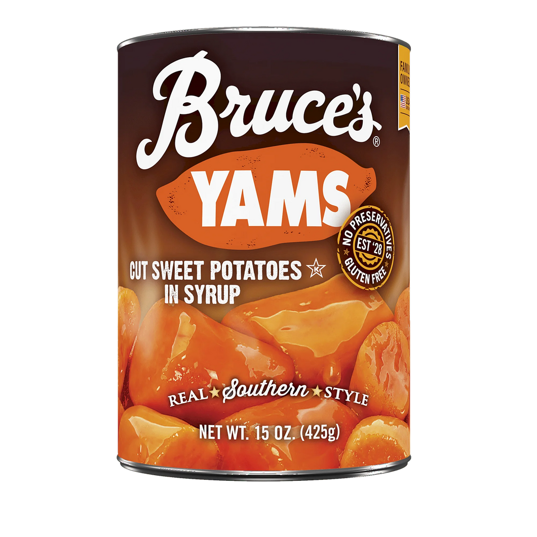 Bruce's Yams Cut Sweet Potatoes in Syrup, 15 oz
